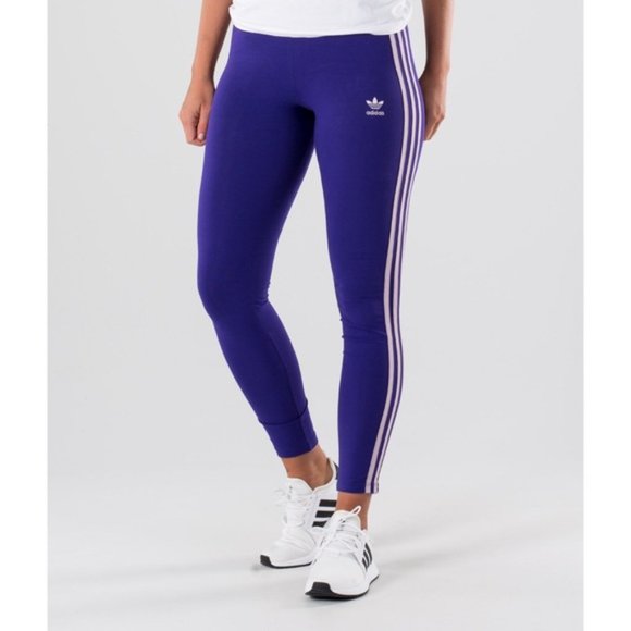 purple adidas leggings